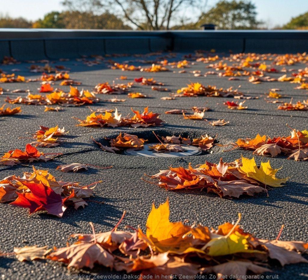 Dakschade In Herfst Zeewolde